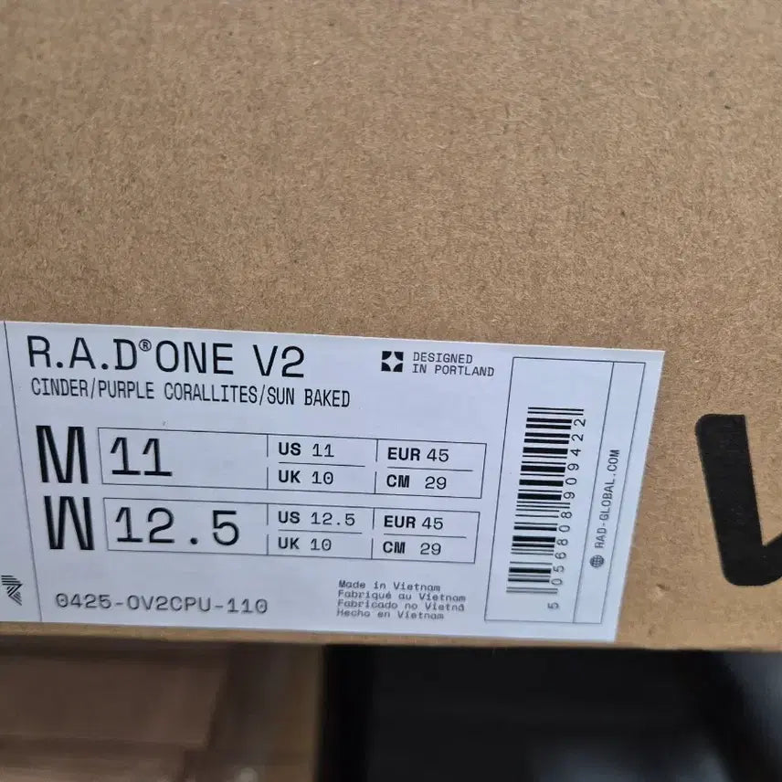 [BUNJANG] RAD ONE CrossFit Games Trainer V2 Cinder Purple / [290] RAD ONE 라드원 크로스핏 게임즈 트레이너 RAD ONE