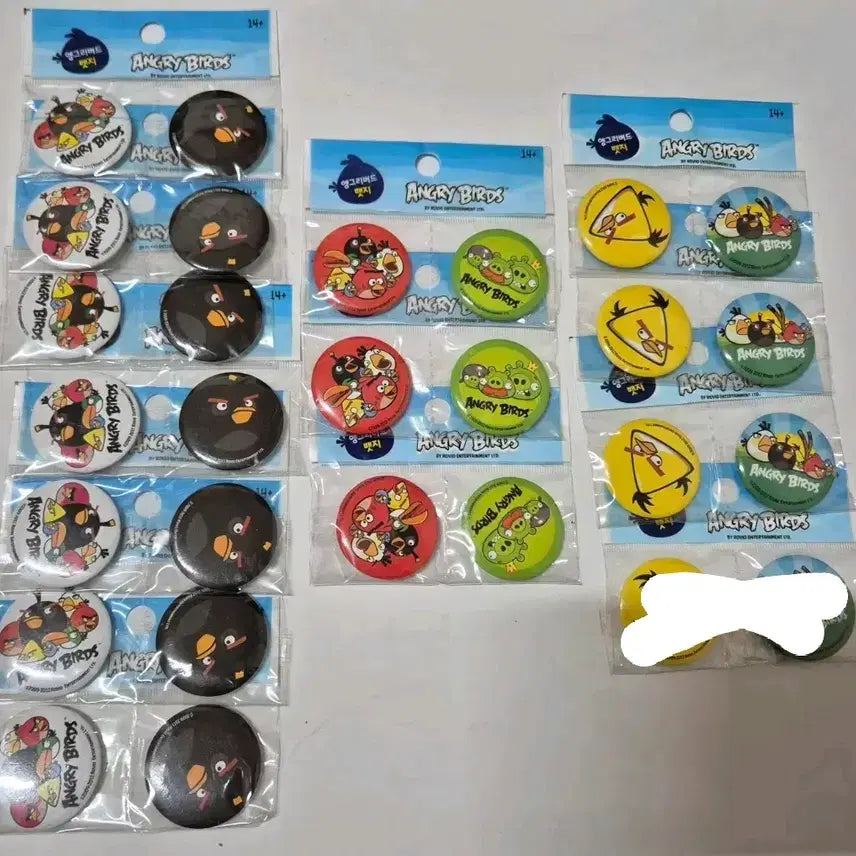 [BUNJANG] Retro Angry Birds Pin Badge / 고전 레트로 앵그리 버드 핀뱃지