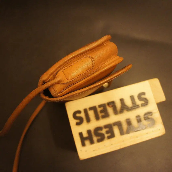 [BUNJANG] Vintage Leather Crossbody Bag / 490 미니크로스백 미니백 미니가방 레더백 작은백 빈티지가죽가방