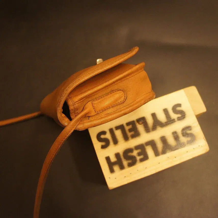 [BUNJANG] Vintage Leather Crossbody Bag / 490 미니크로스백 미니백 미니가방 레더백 작은백 빈티지가죽가방