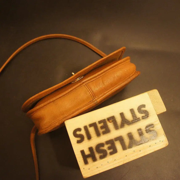 [BUNJANG] Vintage Leather Crossbody Bag / 490 미니크로스백 미니백 미니가방 레더백 작은백 빈티지가죽가방