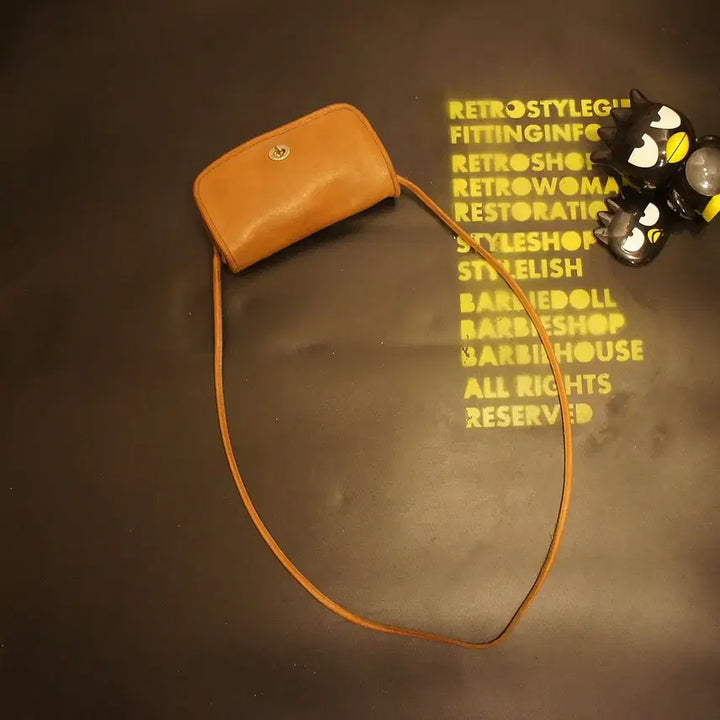 [BUNJANG] Vintage Leather Crossbody Bag / 490 미니크로스백 미니백 미니가방 레더백 작은백 빈티지가죽가방