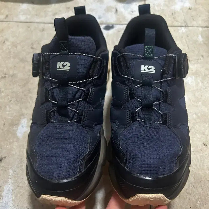 [BUNJANG] K2 Flyhike Cube 2.0 Gore-Tex Trekking Shoes Navy 245cm / k2 플라이하이크 큐브2.0 코어텍스 트레킹화 네이비 245cm