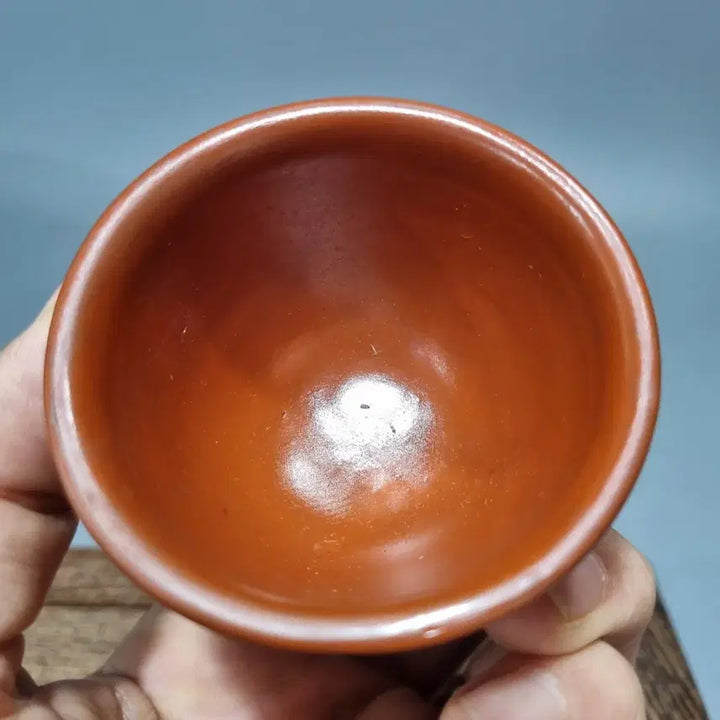 [BUNJANG] Tokoname Ware Pine Tree Teacup / 다관 찻잔 다기 송학 문양. 지름 6.4 높이 4.3
