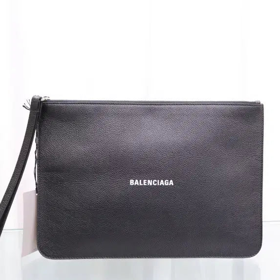 [BUNJANG] Balenciaga Logo Strap Clutch 655605 / 발렌시아가 미사용 새상품 로고 스트랩 클러치 655605