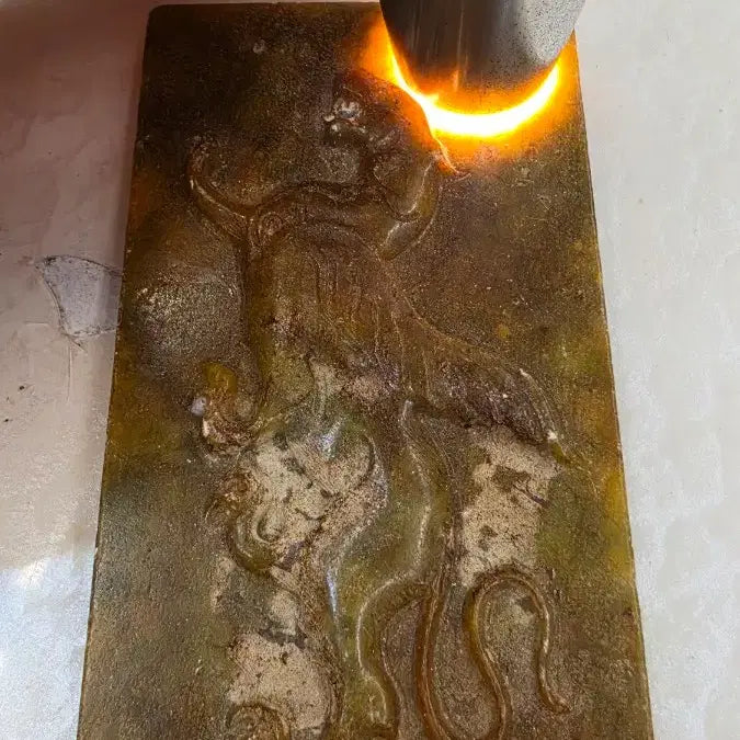 [BUNJANG] Unidentified Antique Winged Tiger Celadon / 고옥에강옥 날개달린호랑이