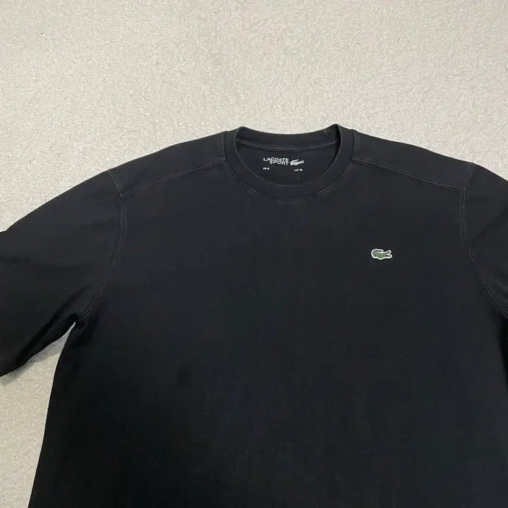 [BUNJANG] Lacoste Black Short Sleeve T-shirt XL / 라코스테 블랙 반팔 티셔츠 xl
