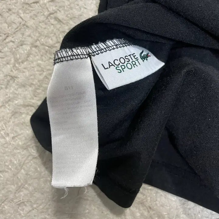 [BUNJANG] Lacoste Black Short Sleeve T-shirt XL / 라코스테 블랙 반팔 티셔츠 xl