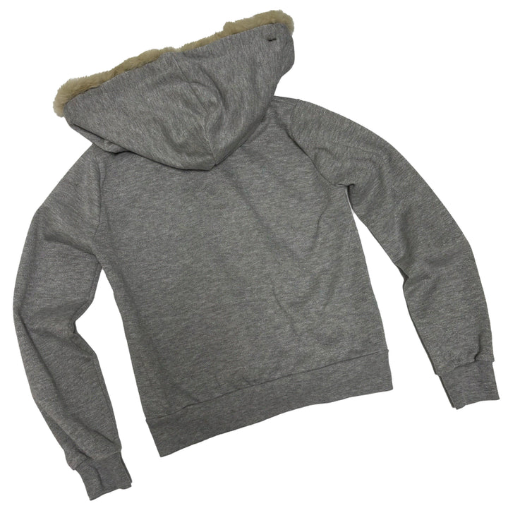 [BUNJANG] INGNI Glitter Pearl Fur Hooded Zip-up Jacket / 잉그니(INGNI) 글리터 펄 퍼 후드 집업