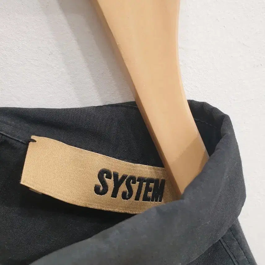 [BUNJANG] SYSTEM EDITO Black Ribbon Blouse / 시스템 EDITO 블랙 리본 블라우스 (66-77)