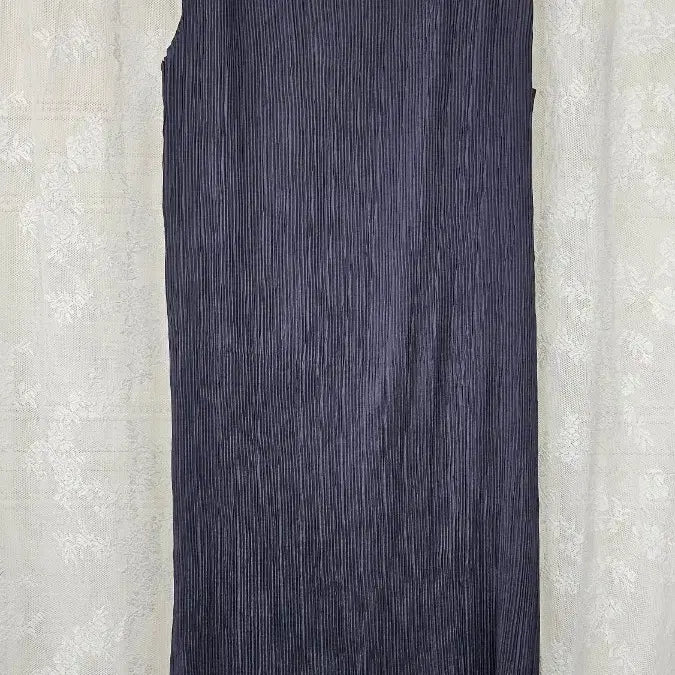 [BUNJANG] Lie Sang Bong Pleated Sleeveless Long Dress / 이상봉 플리츠 민소매 롱 원피스