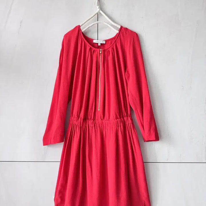 [BUNJANG] Sandro Red Dress (Size 2) / 컨디션 촤상 sandro 레드 원피스 사이즈 2(55사이즈)