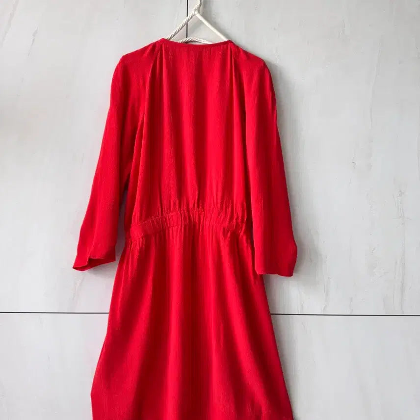 [BUNJANG] Sandro Red Dress (Size 2) / 컨디션 촤상 sandro 레드 원피스 사이즈 2(55사이즈)