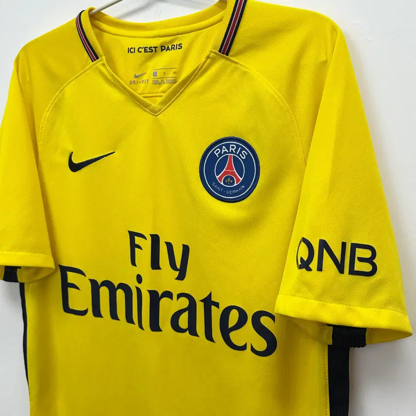 [BUNJANG] Nike Paris Saint-Germain 17-18 Away Jersey S / (2746) 나이키 파리생제르망 17-18 어웨이 노마킹 유니폼 S