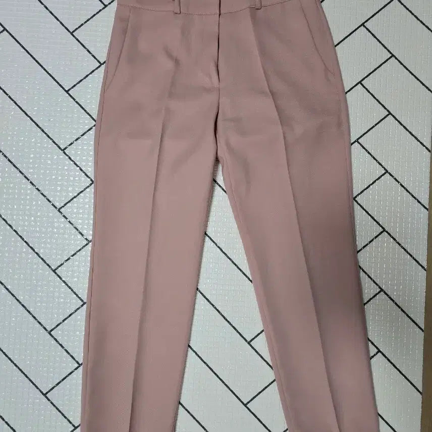 [BUNJANG] Pink Summer Slacks Pants (Size S) / 새상품) 봄 여름 슬랙스 바지 S
