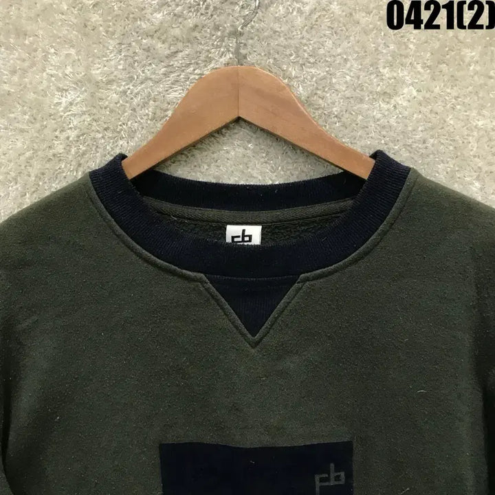 [BUNJANG] Fubu Color Block Sweatshirt L / Fubu 배색 맨투맨 티셔츠 L