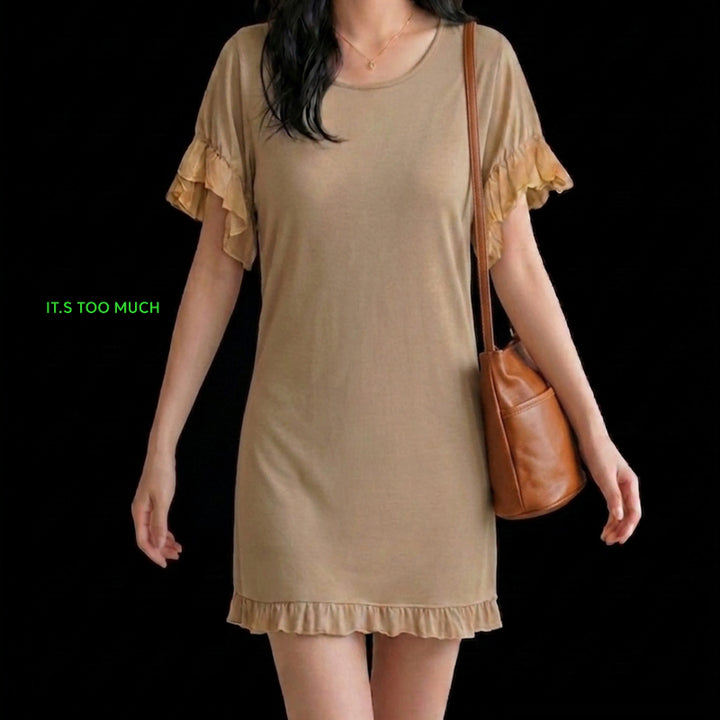 [BUNJANG] Vintage Long Mini Dress / 1310 미니원피스 롱원피스 반팔원피스 나시원피스 빈티지샵 여자니트원피스
