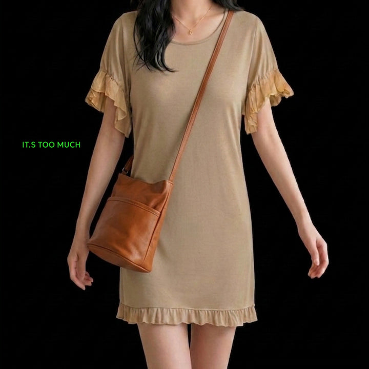 [BUNJANG] Vintage Long Mini Dress / 1310 미니원피스 롱원피스 반팔원피스 나시원피스 빈티지샵 여자니트원피스