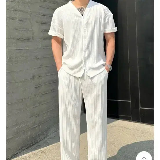 [BUNJANG] Unisex Pleated Training Set / 새제품 남녀공용 가능 찰랑 커플 시밀러 플리츠 트레이닝 세트
