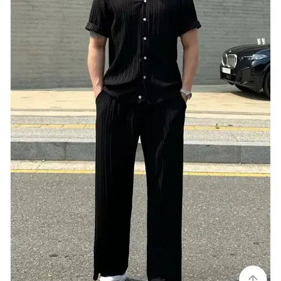 [BUNJANG] Unisex Pleated Training Set / 새제품 남녀공용 가능 찰랑 커플 시밀러 플리츠 트레이닝 세트