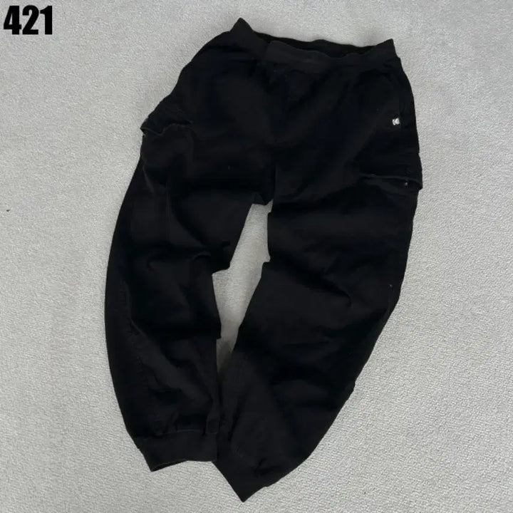 [BUNJANG] Kodak Black Cargo Jogger Pants / 코닥 검정색 카고 조거팬츠