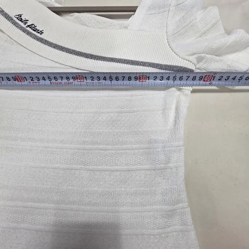 [SOLD OUT] 0034 EGOIST 에고이스트 오프화이트 오프숄더 니트 반팔 66 슬림