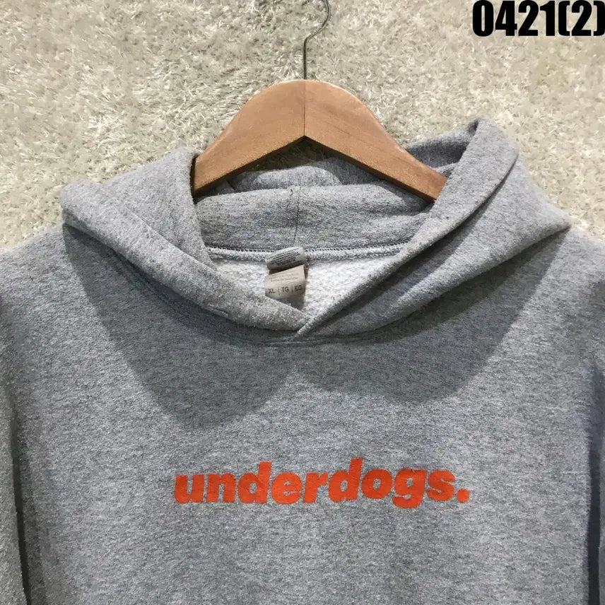 [BUNJANG] GILDAN Underdogs Fleece Hoodie Gray XL / GILDAN Underdogs 기모 후드티 그레이 xl