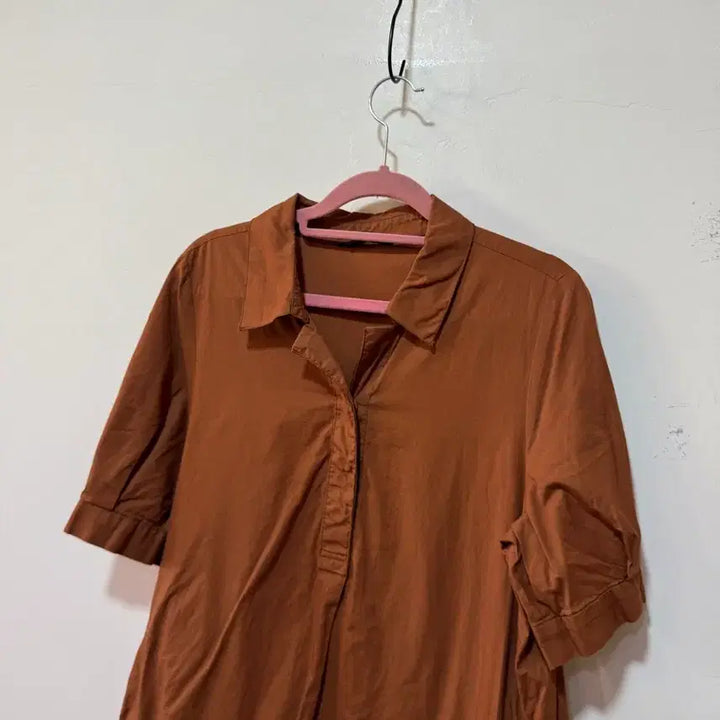[SOLD OUT] 지오송지오 브라운 셔츠 원피스95