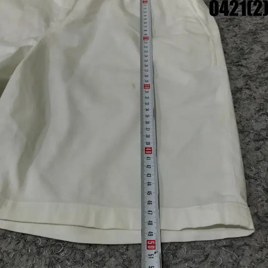 [SOLD OUT] Mind bridge 화이트 면 반바지 5부 30
