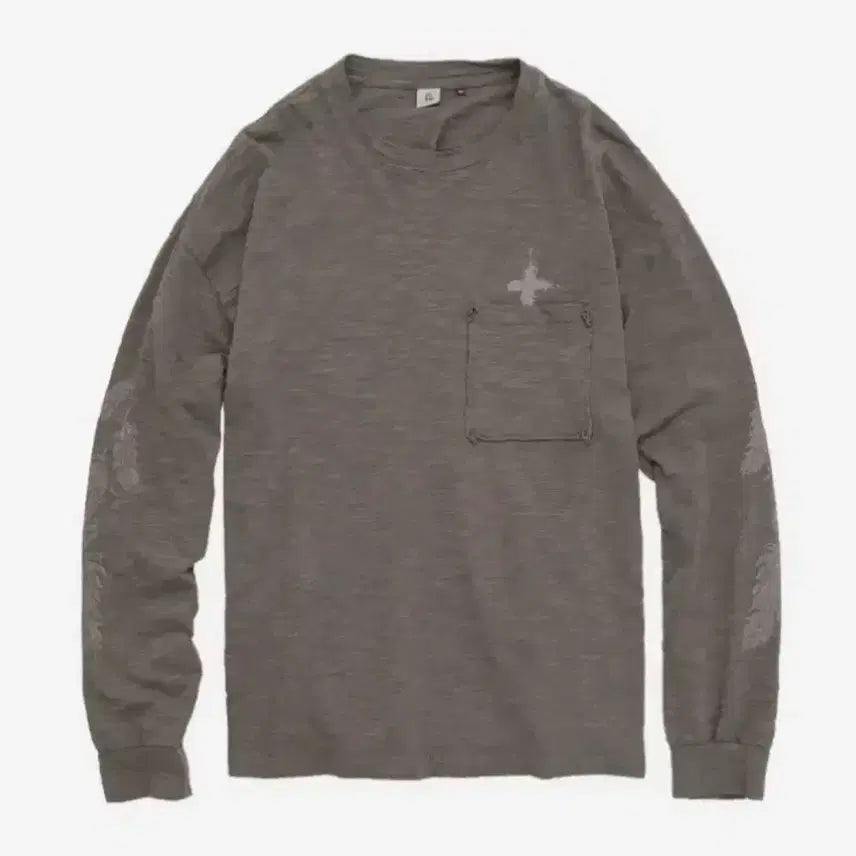 [BUNJANG] Polytelu Feather Long Sleeve Brown / [2] 폴리테루 페더 롱슬리브 브라운