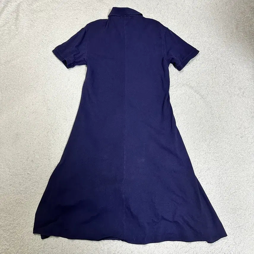 [SOLD OUT] 라코스테 네이비 반팔 셔츠 원피스 36