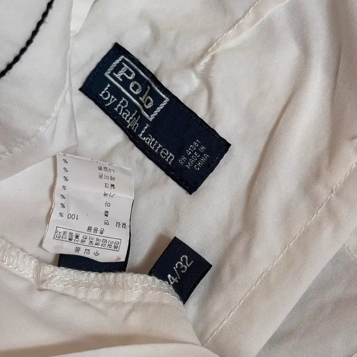 [BUNJANG] Polo Ralph Lauren White Cotton Wide Leg Pants / 폴로 랄프로렌 화이트 팬츠 면바지 34 36 와이드 루즈핏