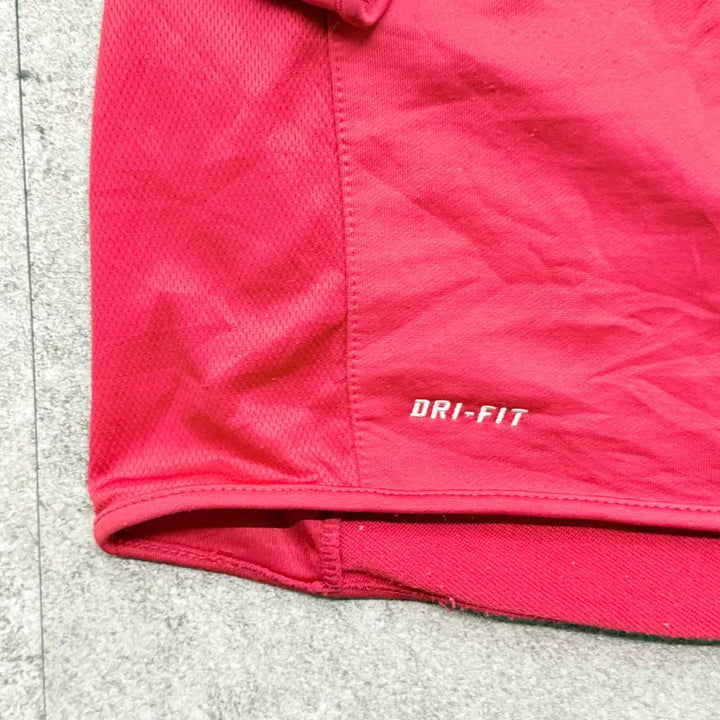 [BUNJANG] Nike Dri-FIT Long Sleeve T-Shirt (Red, M) / 나이키 드라이핏 기능성 긴팔 티셔츠 레드 (M)