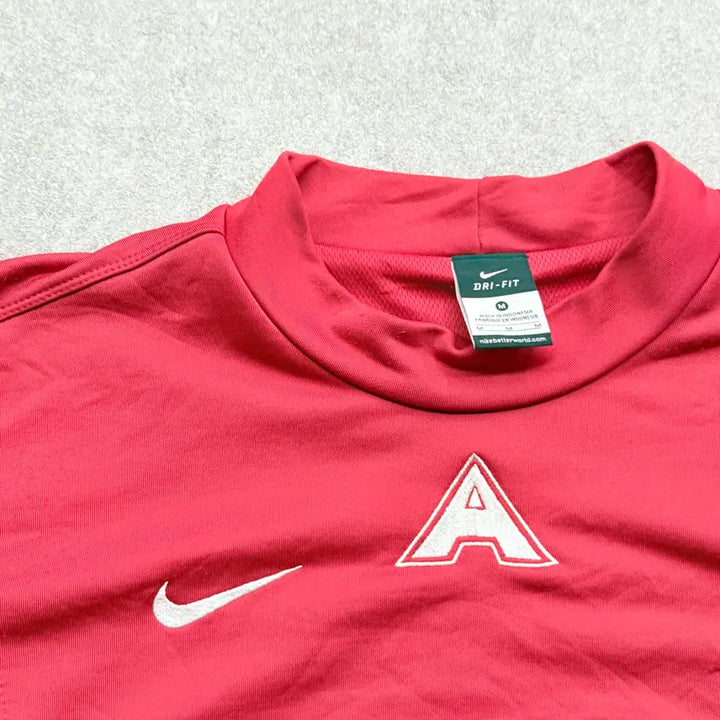 [BUNJANG] Nike Dri-FIT Long Sleeve T-Shirt (Red, M) / 나이키 드라이핏 기능성 긴팔 티셔츠 레드 (M)