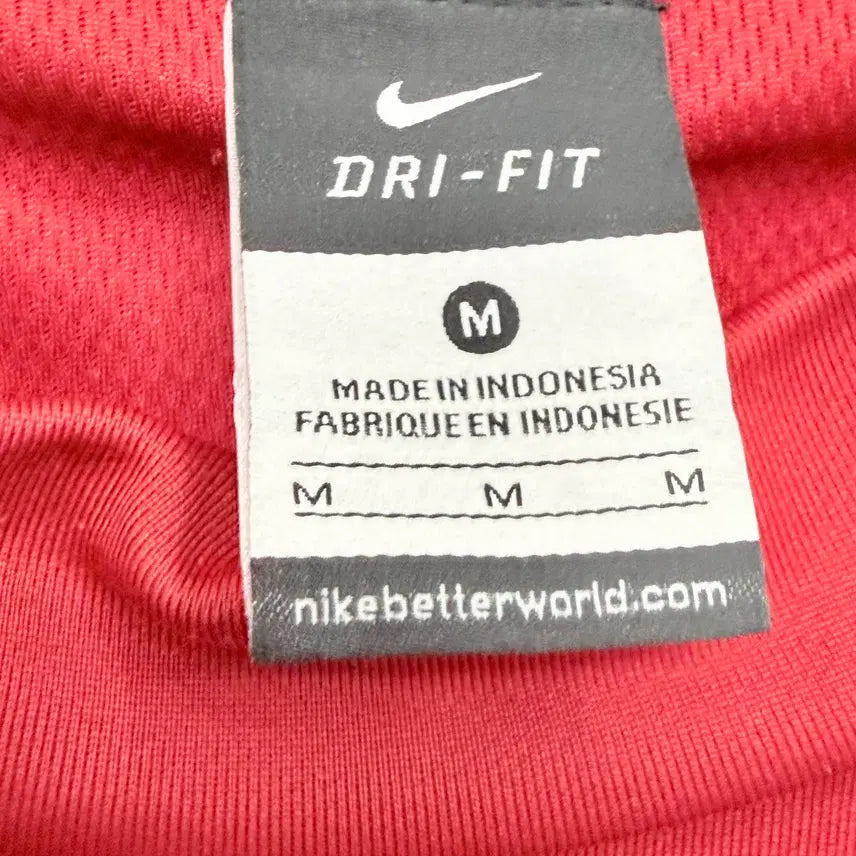 [BUNJANG] Nike Dri-FIT Long Sleeve T-Shirt (Red, M) / 나이키 드라이핏 기능성 긴팔 티셔츠 레드 (M)