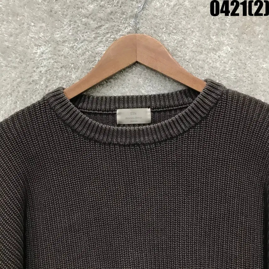 [BUNJANG] ESN Brown Knit Sweater L / ESN 브라운 니트 스웨터 L