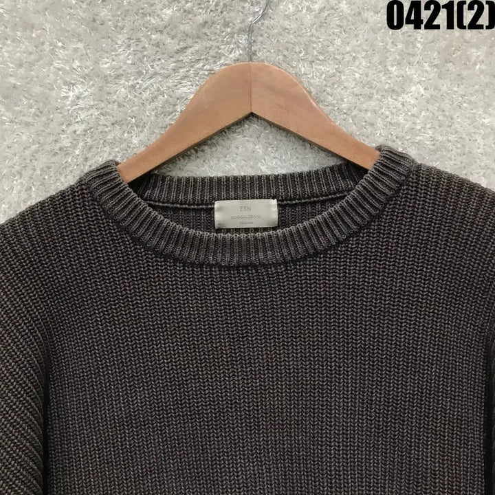 [BUNJANG] ESN Brown Knit Sweater L / ESN 브라운 니트 스웨터 L