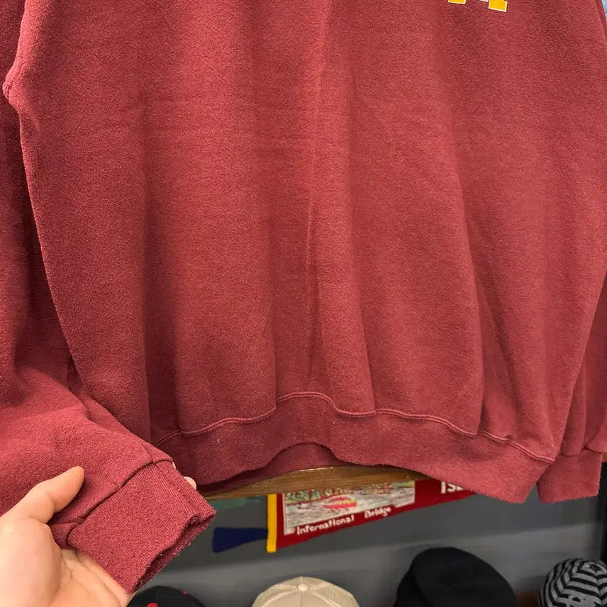 [BUNJANG] 90s Minnesota Golden Gophers College Team Sweatshirt / 90s 미네소타 골든 구퍼스 칼리지팀 서포터즈 스웻셔츠 N1241