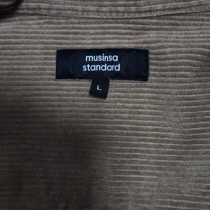 [BUNJANG] Musinsa Standard Corduroy Outer Shirt Jacket / 무신사 스탠다드 코듀로이 아우터남방,자켓(새상품급)