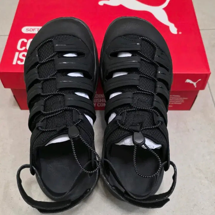 [BUNJANG] Puma Hypnotic Ventura Sandals Black 260mm / [미착용 새상품]푸마 힙노틱 벤츄라 샌들 블랙 260사이즈 정품 팝니다.