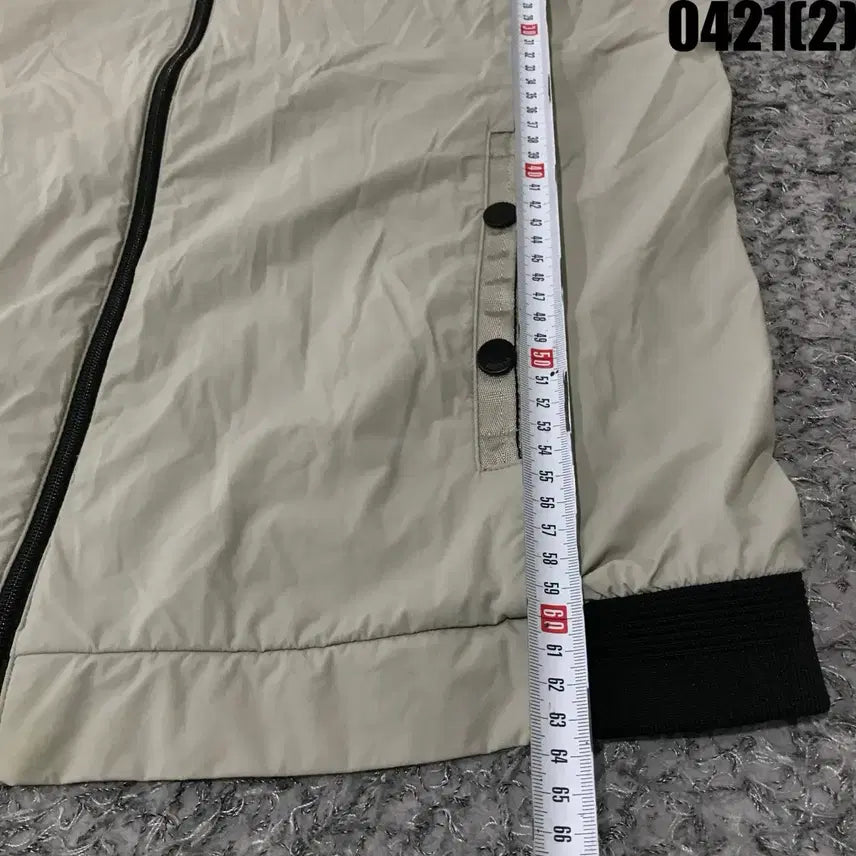 [BUNJANG] Zishen Beige Bomber Jacket L / Zishen 베이지색 남성용 봄버 자켓 L