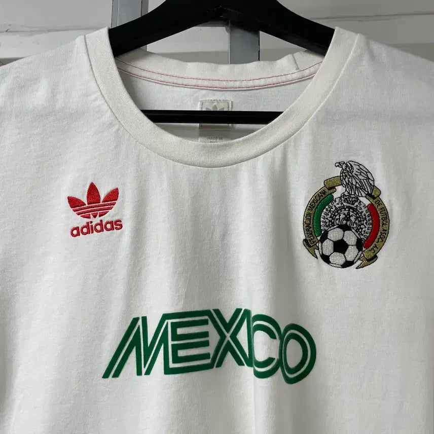 [BUNJANG] Adidas Mexico Short Sleeve T-Shirt (Size 100) / 아디다스 멕시코 반팔 티셔츠 100