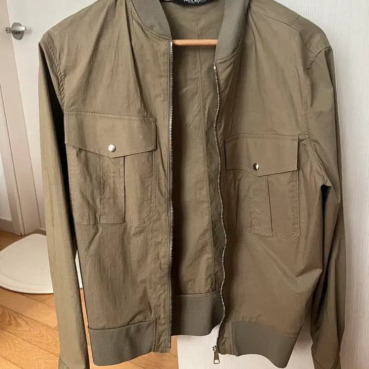 [BUNJANG] Neil Barrett Khaki Bomber Jacket / 닐바렛 카키색 봄버 자켓
