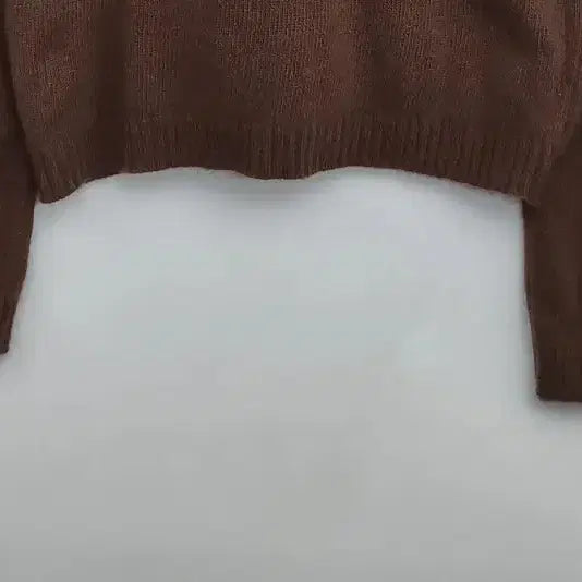 [BUNJANG] GRAY MAGIC Brown Faux Fur Cardigan [M] / 미사용품 GRAY MAGIC 브라운 인조 퍼 가디건 [M] 울 혼방