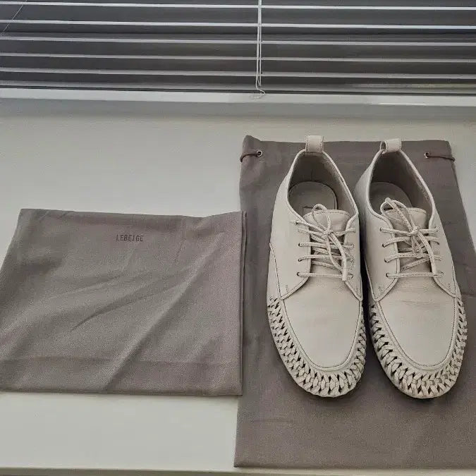 [BUNJANG] Lebeige Weaving Leather Loafers / 르베이지 위빙레더 로퍼