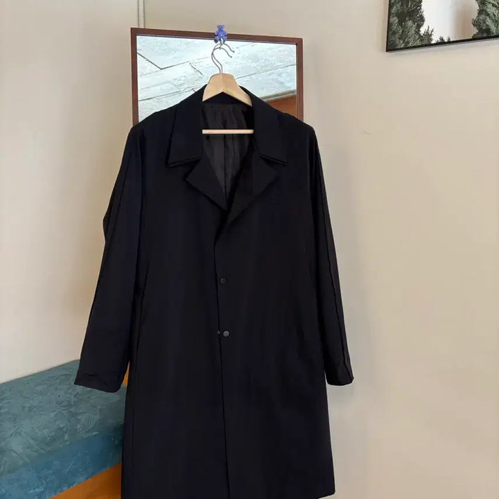 [BUNJANG] System Homme Oversized Long Trench Coat / 시스템옴므 오버핏 롱 트렌치코트