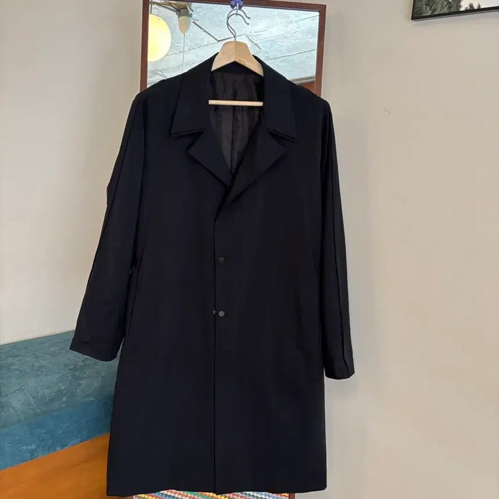 [BUNJANG] System Homme Oversized Long Trench Coat / 시스템옴므 오버핏 롱 트렌치코트