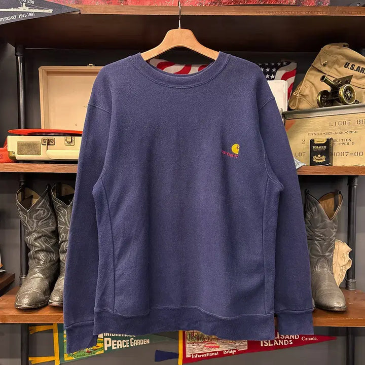 [BUNJANG] Carhartt Rugged Line Color Logo Sweatshirt / 90s 칼하트 러기드 라인 리버스위브 컬러로고 스웻셔츠 N1242