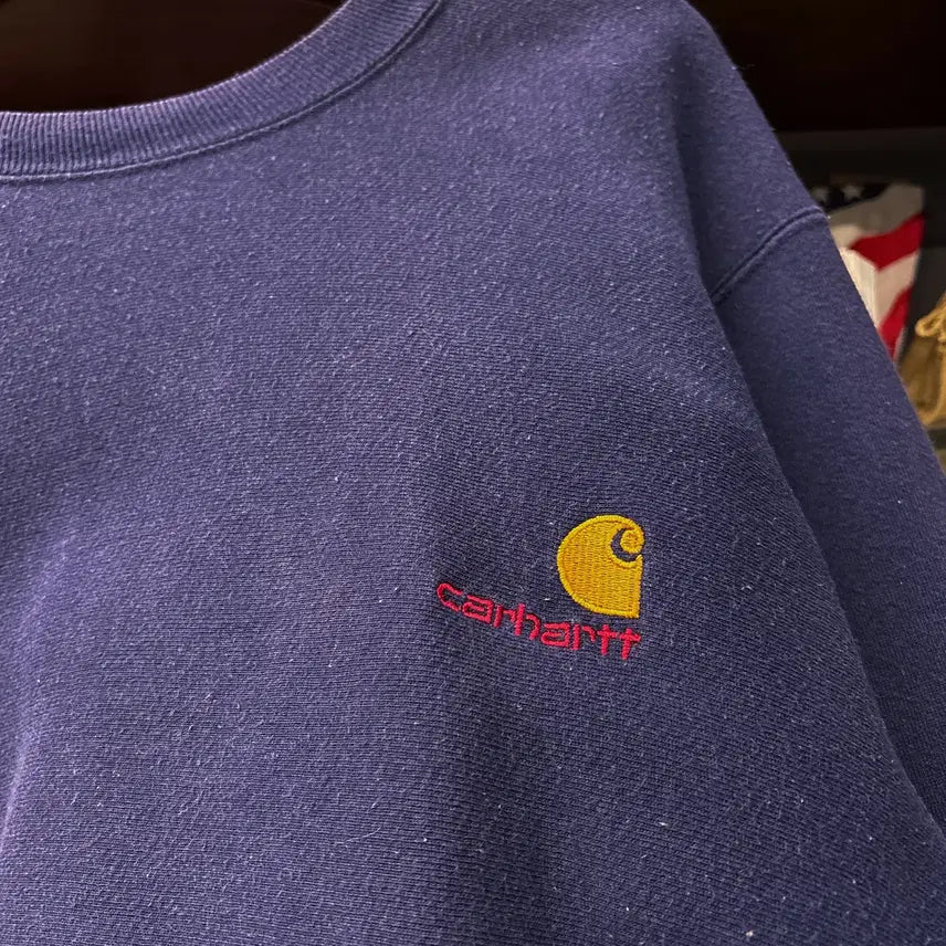[BUNJANG] Carhartt Rugged Line Color Logo Sweatshirt / 90s 칼하트 러기드 라인 리버스위브 컬러로고 스웻셔츠 N1242