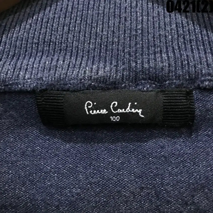 [BUNJANG] Pierre Cardin Navy Half-Neck Knit Sweater / 피에르가르뎅 네이비 하프넥 니트 L
